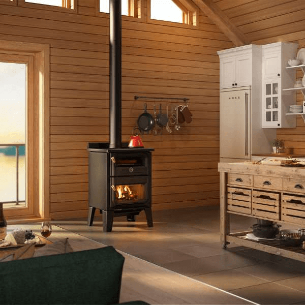 Drolet Bistro Wood Burning Cookstove DB04815 l Fire Pit Surplus
