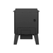 Drolet Black Stag Ii Wood Stove Db03411 In White Background Back View