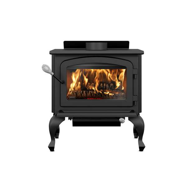 Drolet Columbia Ii Wood Stove Db03016 In White Background Front  View