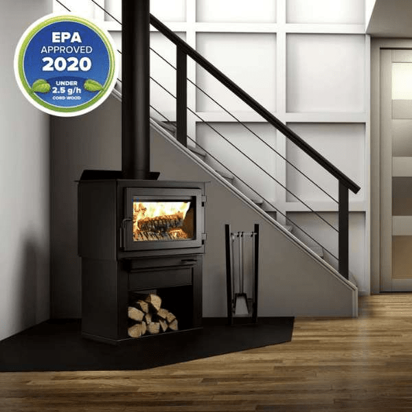 Drolet Deco II Wood Stove DB03205 l Fire Pit Surplus