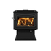 Drolet Escape 2100 Wood Stove Db03129 In White Background Front View