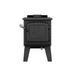    Drolet Fox Wood Stove Front View On A White Background