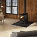 Drolet Spark II Wood Stove Installed Inside A House