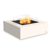 Ecosmart Base 40 Fire Table In Bone With Flame On A White Background