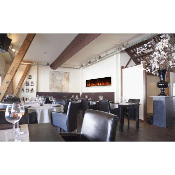       Ecosmart Electric Fireplace Installed In Restaurant
