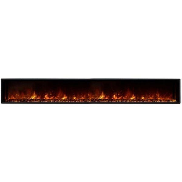 Ecosmart Electric Fireplace On A White Background