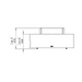 Ecosmart Fire Ark Freestanding Fire Table Dimensional Technical Drawing