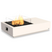    Ecosmart Fire Manhattan 50 In Bone Color With Flame In White Background_