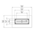 Ecosmart Fire Wharf 65 Freestanding Fire Table Technical Drawing For Total Dimensions