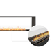 EcoSmart Flex Double Sided Bioethanol Fireplace White Background No Box Burner