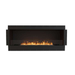 Ecosmart Flex Single Sided Bioethanol Fireplace Without Box And Flame On A White Background