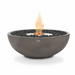 Ecosmart Mix 850 Bioethanol Freestanding Fire Bowl In Natural With Flame On A White Background