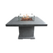 Elementi Bar Table With Windscreen And With Flame On A White Background