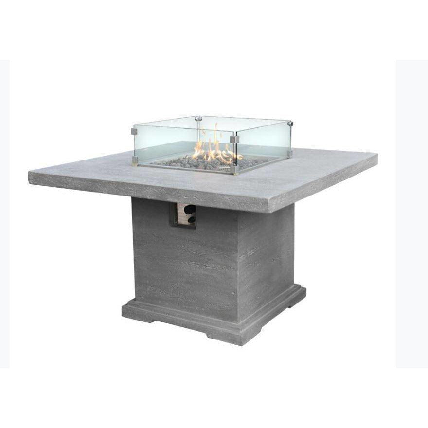 Elementi Birmingham Dining Fire Table on a white background