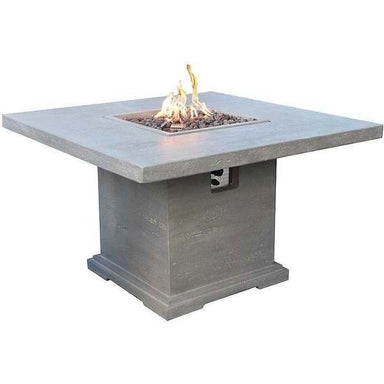 Elementi Birmingham Dining Fire Table On A White Background