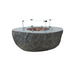     Elementi Boulder Fire Table With Windscreen Without Flame On A White Background