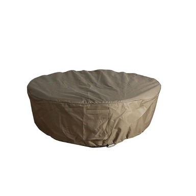Elementi Lunar Bowl Fire Pit Canvas Cover On A White Background