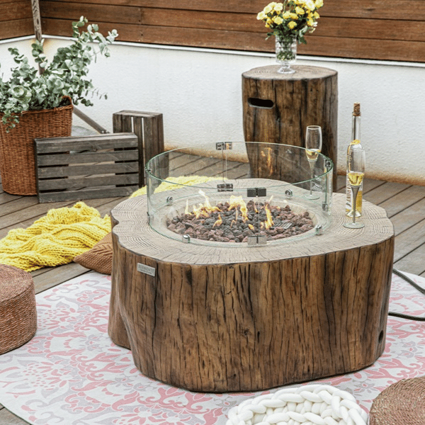 Elementi Manchester Fire Pit With Tank Cover