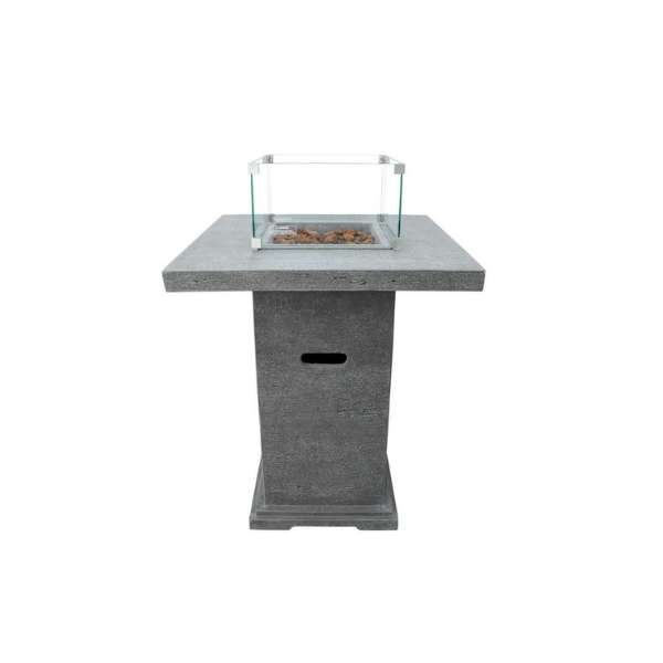 Elementi Montreal Bar Table With Wind Screen On A White Background
