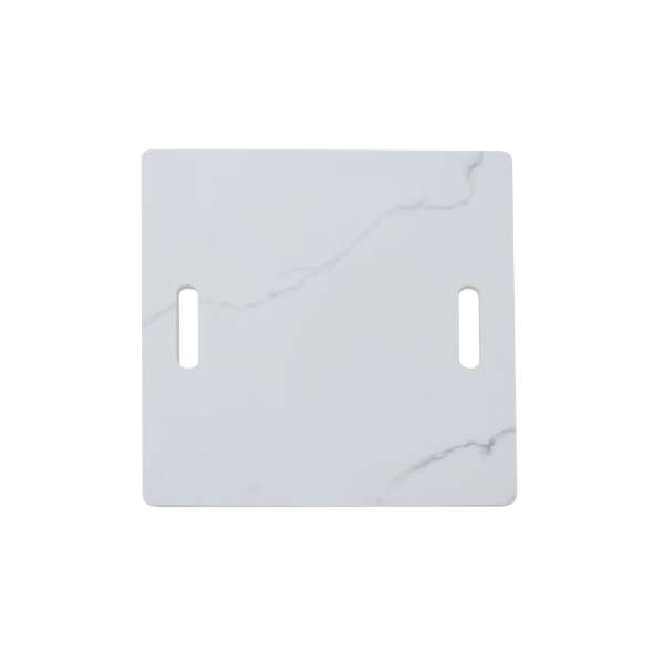 Elementi Plus Bianco White Marble Porcelain Fire Table OFP103BW Cover