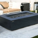 Elementi Plus Cape Town Fire Pit OFG410SL No Flames In Outdoor Set Up