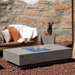 Elementi Plus Monte Carlo Fire Table OFG416LG With Flame in Backyard Set Up