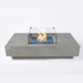 Elementi Plus Monte Carlo Fire Table OFG416LG With Flames and Windscreen In White Background