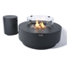 Elementi Plus Nimes Fire Table OFG414DG With Propane Tank Cover