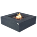 Elementi Plus Roraima Fire Table OFG411SL With Flame In White Background