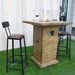 Elementi Rova Bar Table And Stools On A Garden Set Up
