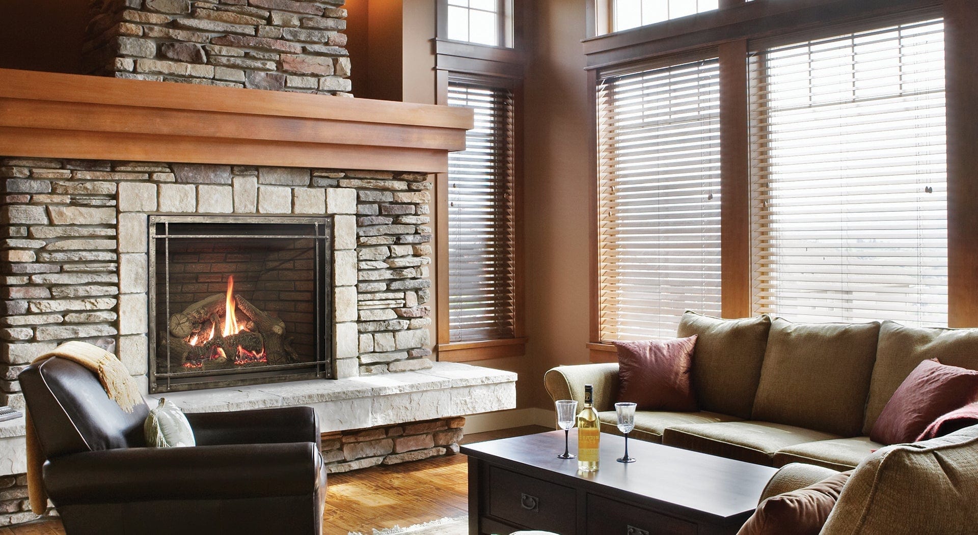 Empire Comfort Systems Rushmore 40 Clean Face Direct Vent Gas Fireplace