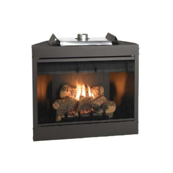     Empire Keystone Premium 42 B Vent Gas Fireplace Front Flush Style On A White Background