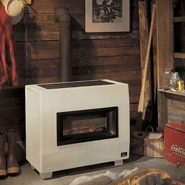 Empire Visual Flame Gas Room Heater l Fire Pit Surplus