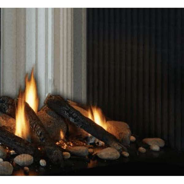 Empire Tahoe Premium 36 Multi Sided Clean Face Direct Vent Gas Fireplace Logs With Flame