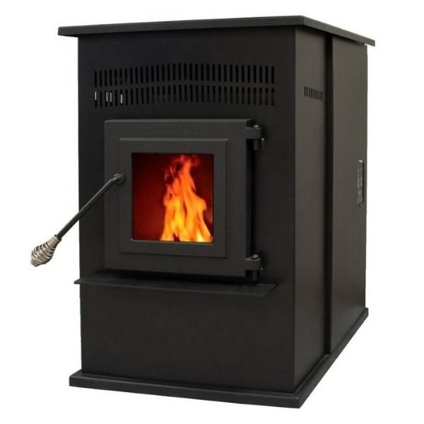 Englander 25 Cbpah Pellet Stove Esw0020_1 Left Side View In White Background