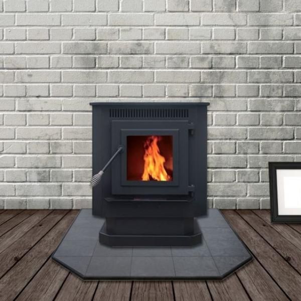 Englander 25 Pdvc Pellet Stove_5 Indoor View With Fire