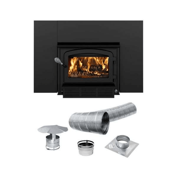 Drolet Escape 1800-I Wood Insert Trio (25-35 Ft) l Fire Pit Surplus