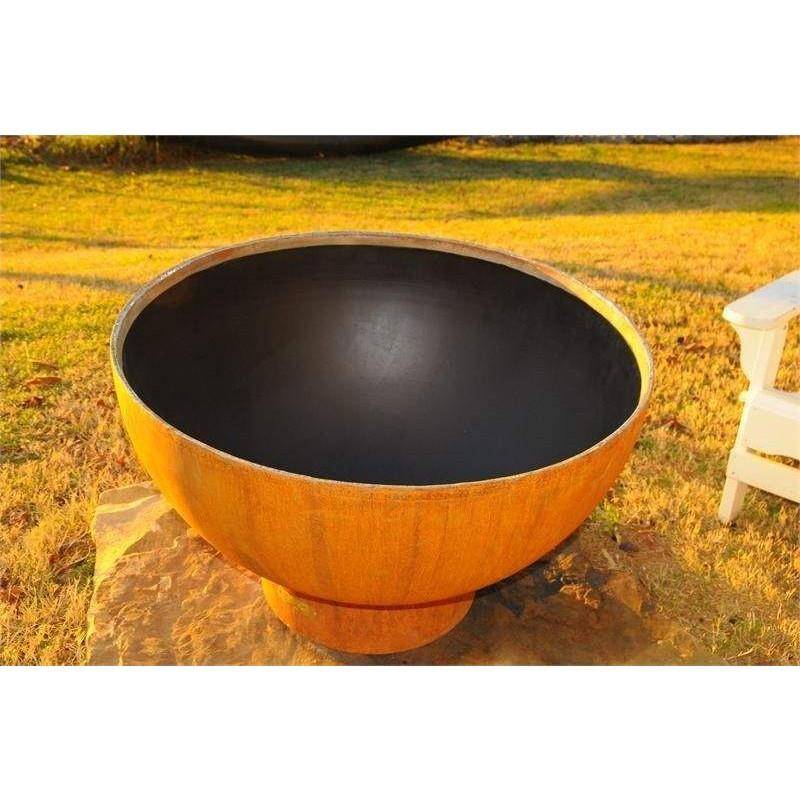 Fire Pit Art Crater 36" Handcrafted Carbon Steel Gas Fire Pit - Eclipse-FPA-MLS120 Fire Pit Fire Pit Art 