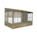 Gazebo Penguin Florence Add A Room 8 Ft. X 12 Ft. In Sand On A White Background