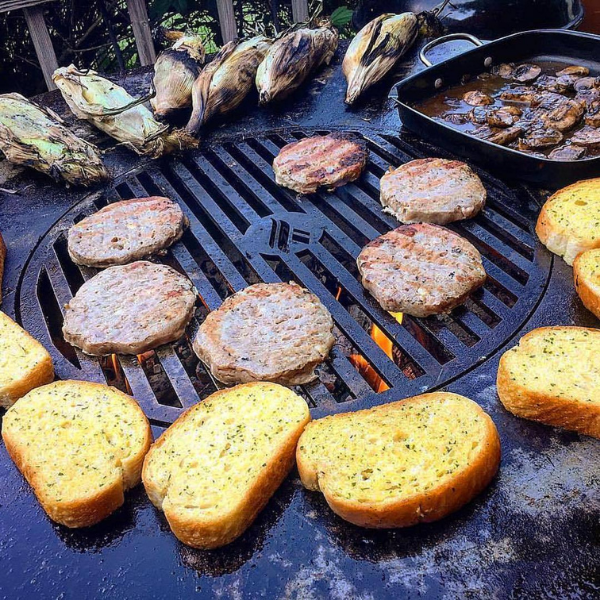 Grilling Beef Corn And Spices Using The Arteflame Griddle Grill Inserts