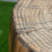 Modeno Mansfield Fire Pit Table In Redwood Top Corner Details