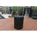 Modeno Propane Round Tank Cover In Black On An Outdoor Set Up