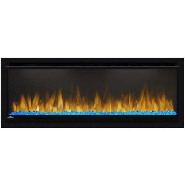 Napoleon Alluravision 42_ Deep Wall Mount Electric Fireplace On A White Background