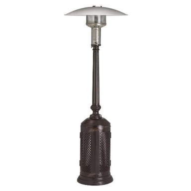 Patio Comfort Propane Patio Heater   Antique Bronze Comfort Systems On A White Background