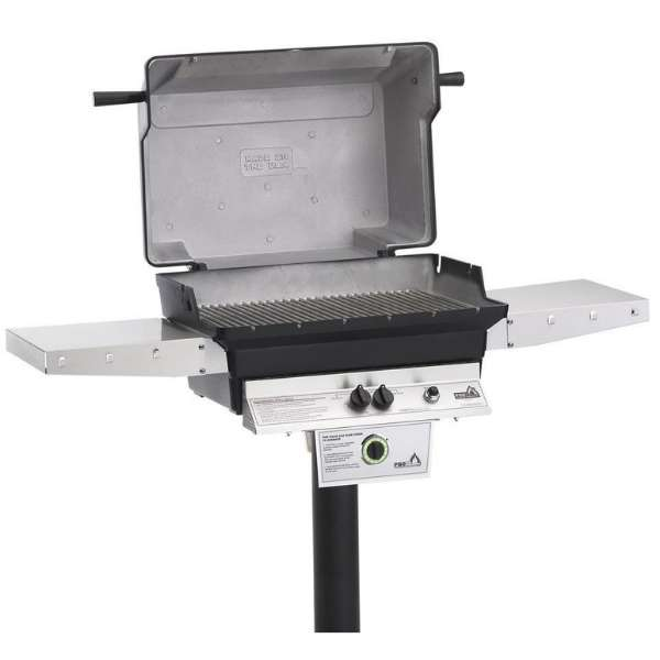 Pgs _t_ Series Liquid Propane Gas Grill 30_000 Performance Grilling Systems Black 24_ Post And Base Kit