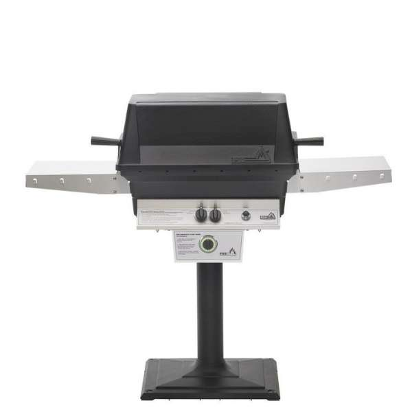 Pgs _t_ Series Liquid Propane Gas Grill 40_000 Performance Grilling Systems Black 24_ Post And Base Kit