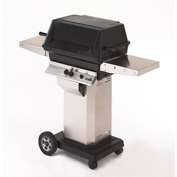 PGS "A" Series Liquid Propane Gas Grill 40,000 BTUs - A40LP Performance Grilling Systems Stainless Steel Pedestal + Portable base 