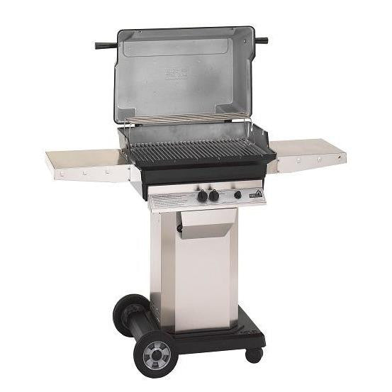 PGS "A" Series Natural Gas Grill 40,000 BTUs - A40NG Performance Grilling Systems Stainless Steel Pedestal + Portable base 