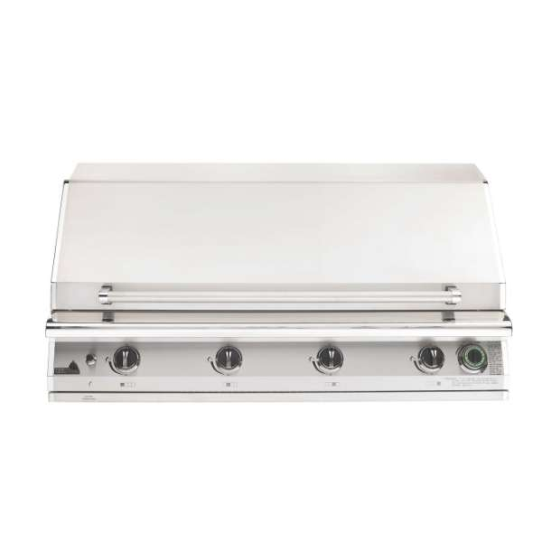 Pgs Big Sur 51 Inches Stainless Steel Commercial Grill With Built In 60  Minute Timer On A White Background