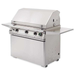 Pgs Pacifica 39 Inches Stainless Grill Performance Grilling Systems Natural Gas Stainless Steel Permanent Pedestal